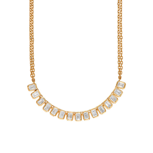 Nea White Diamond Necklace