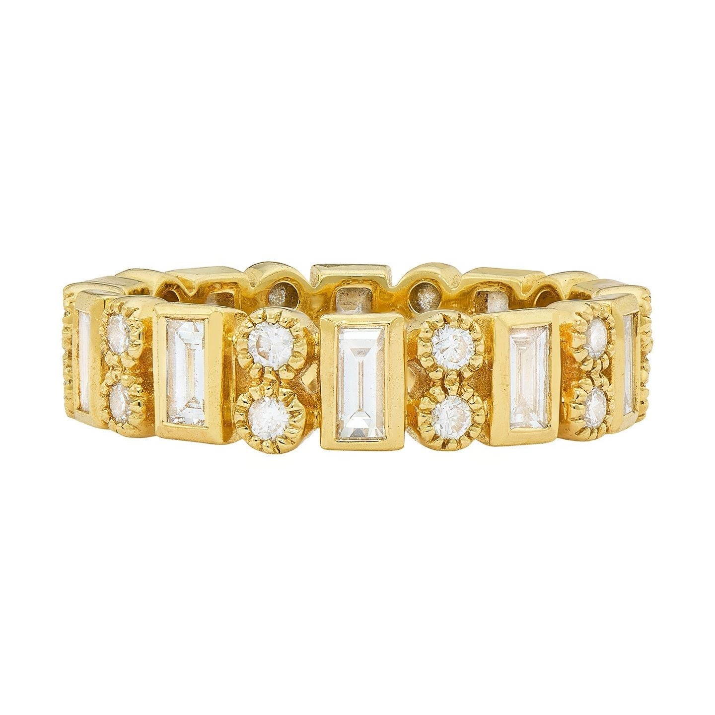 Modern Heritage White Diamond Band