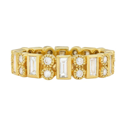 Modern Heritage White Diamond Band