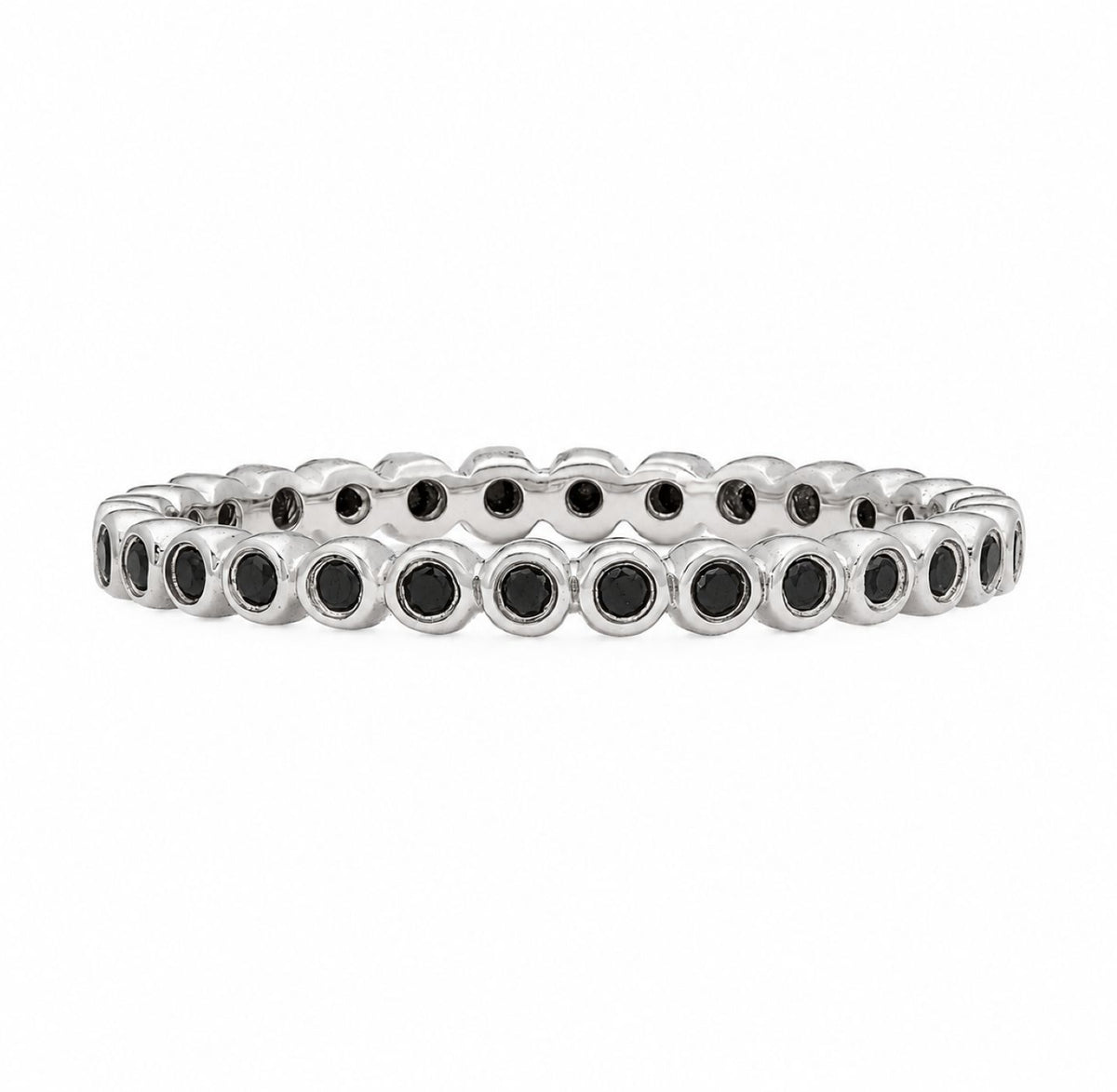 Mini Black Diamond Bezel Band