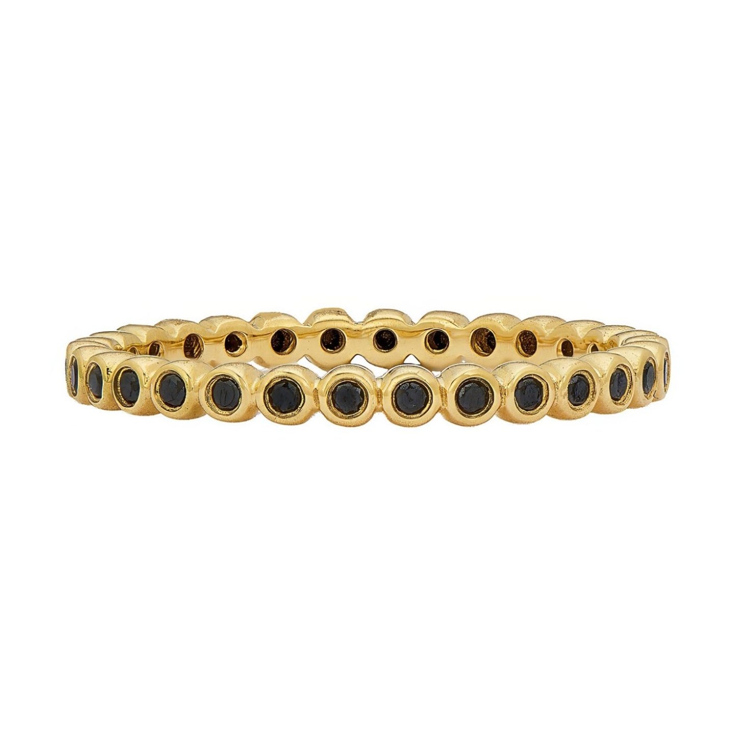 Mini Black Diamond Bezel Band