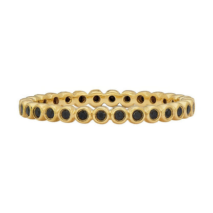 Mini Black Diamond Bezel Band