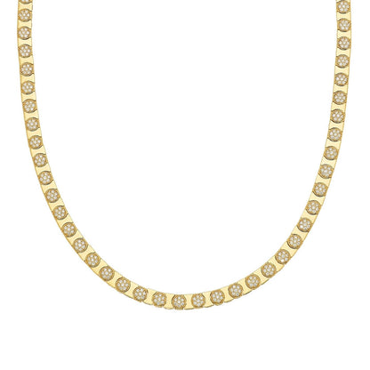 Cleo White Diamond Necklace