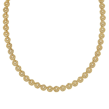 Camelia White Diamond Opera Necklace