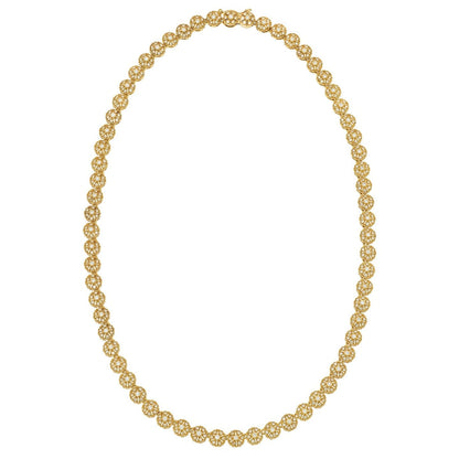 Camelia White Diamond Opera Necklace