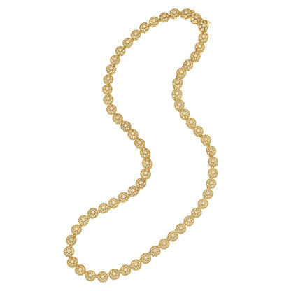 Camelia White Diamond Opera Necklace