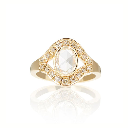 Chandra White Diamond Ring