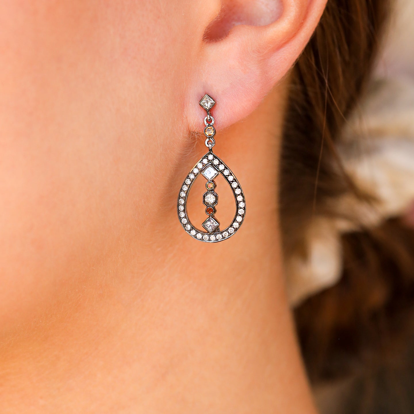 Art Deco Drop Earrings