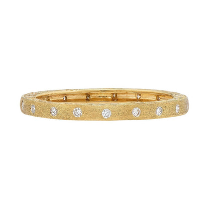 Dunes Narrow White Diamond Band