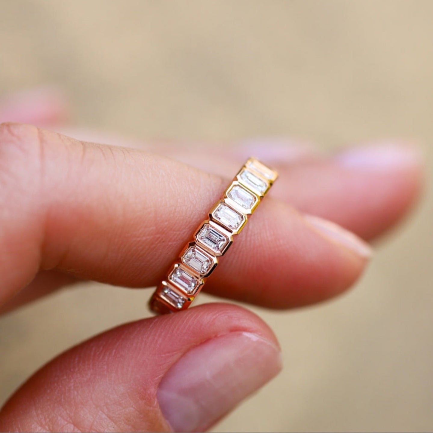 Nea White Diamond Band