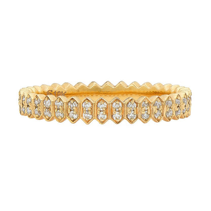 Abacus Small White Diamond Band