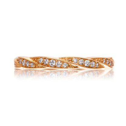 Twine White Diamond Band