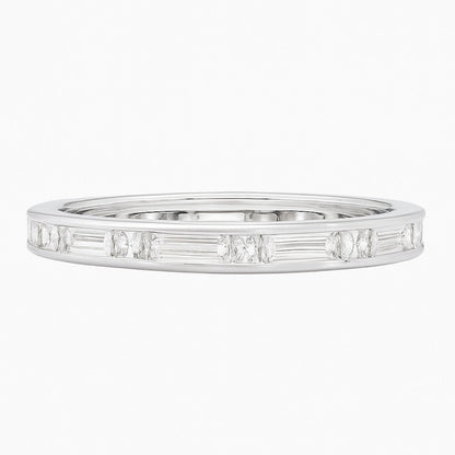 Ria Baguette and Princess Cut Diamond Band