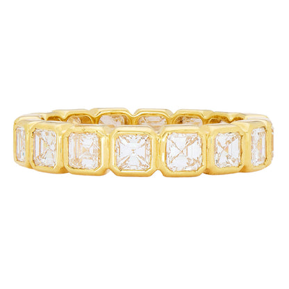 Francine White Ascher Cut Diamond Band