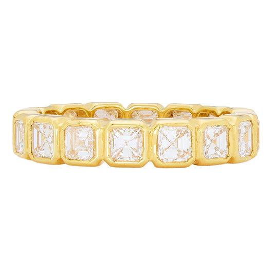 Francine White Ascher Cut Diamond Band
