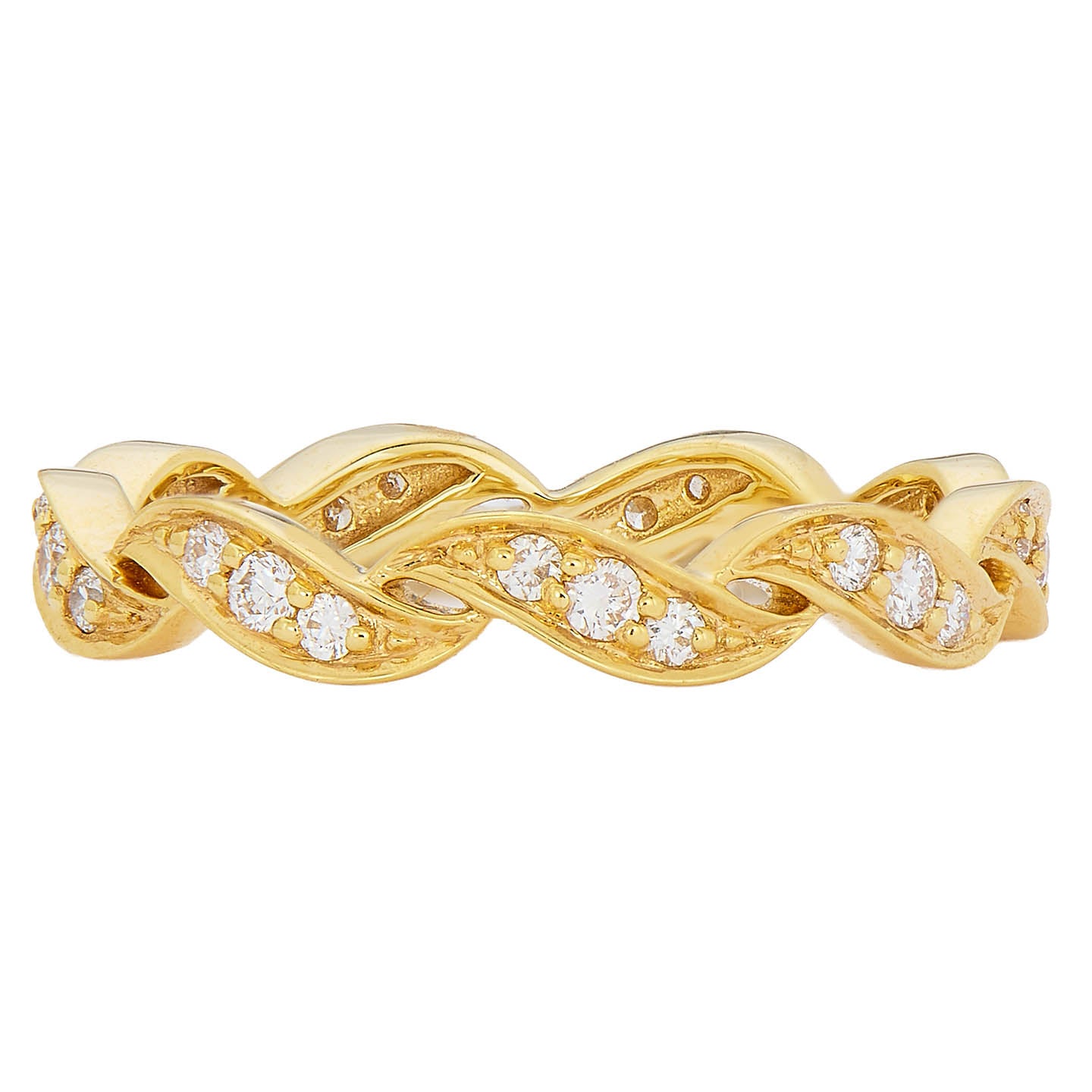 Esha White Diamond Band