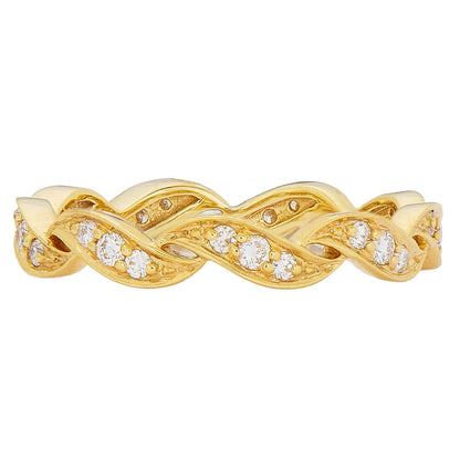 Esha White Diamond Band