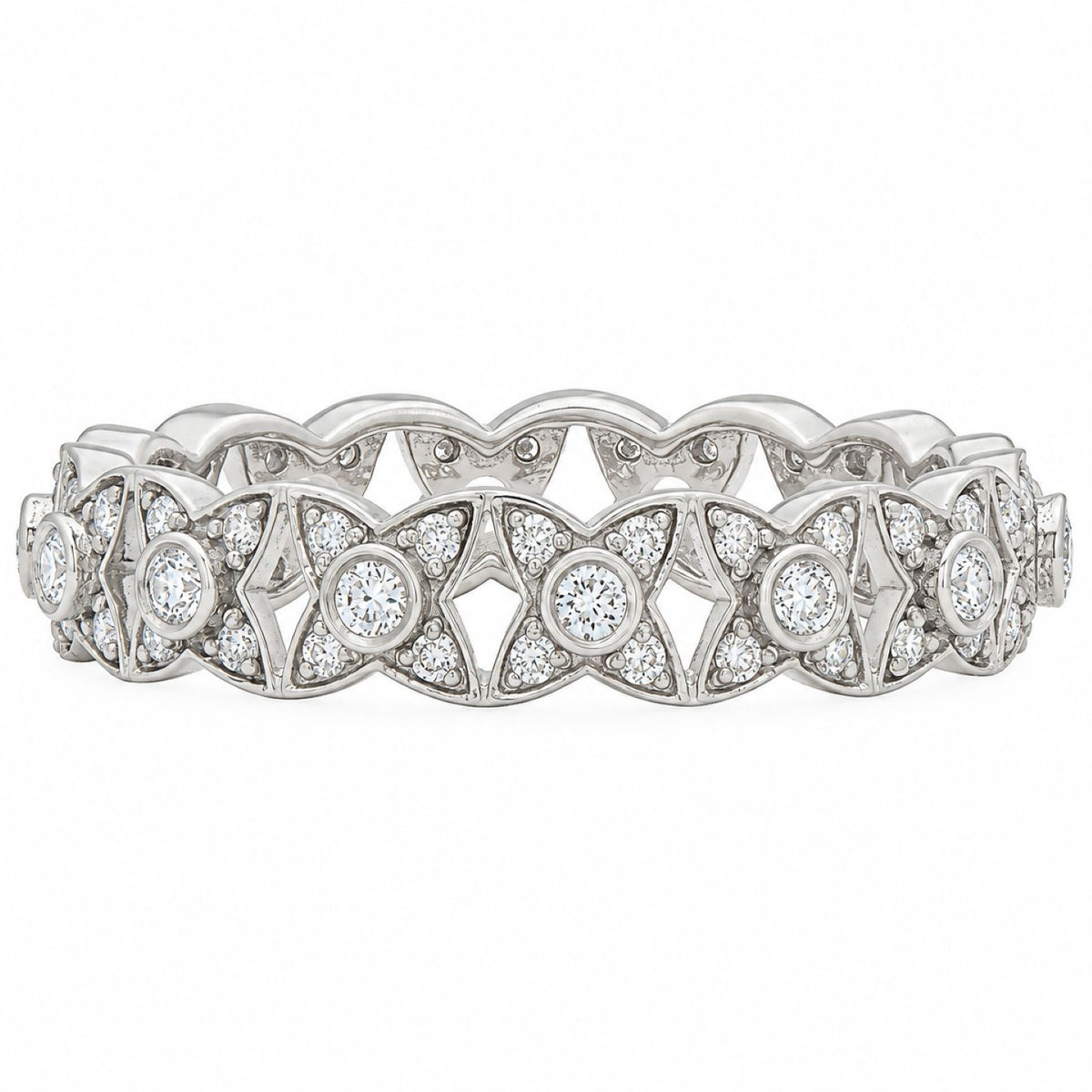 Lumiere White Diamond Band