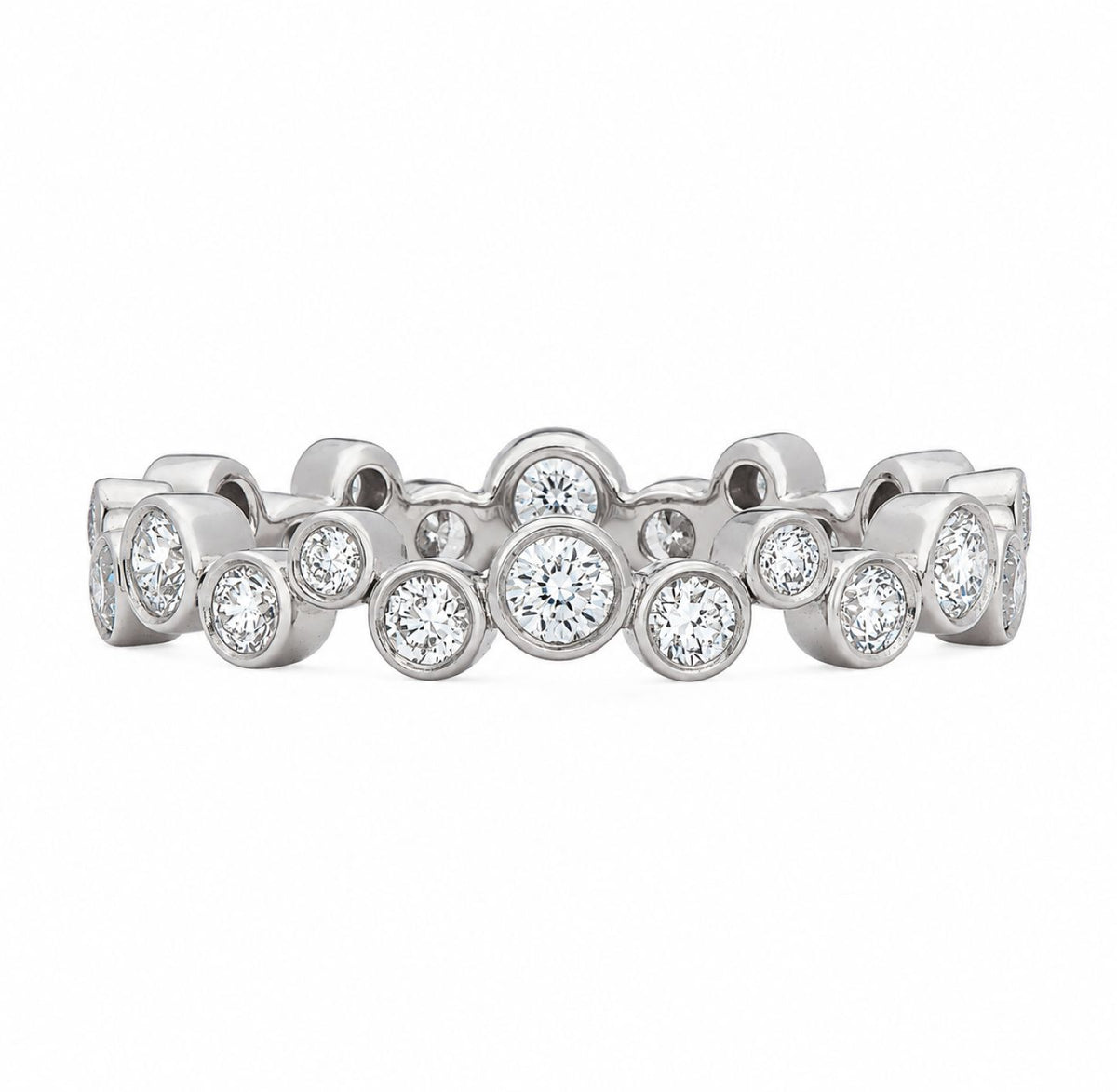 Maddy White Diamond Band