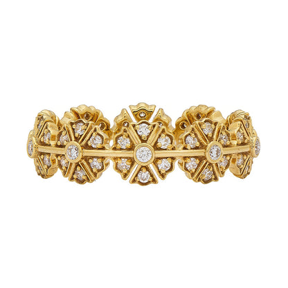 Camelia White Diamond Band