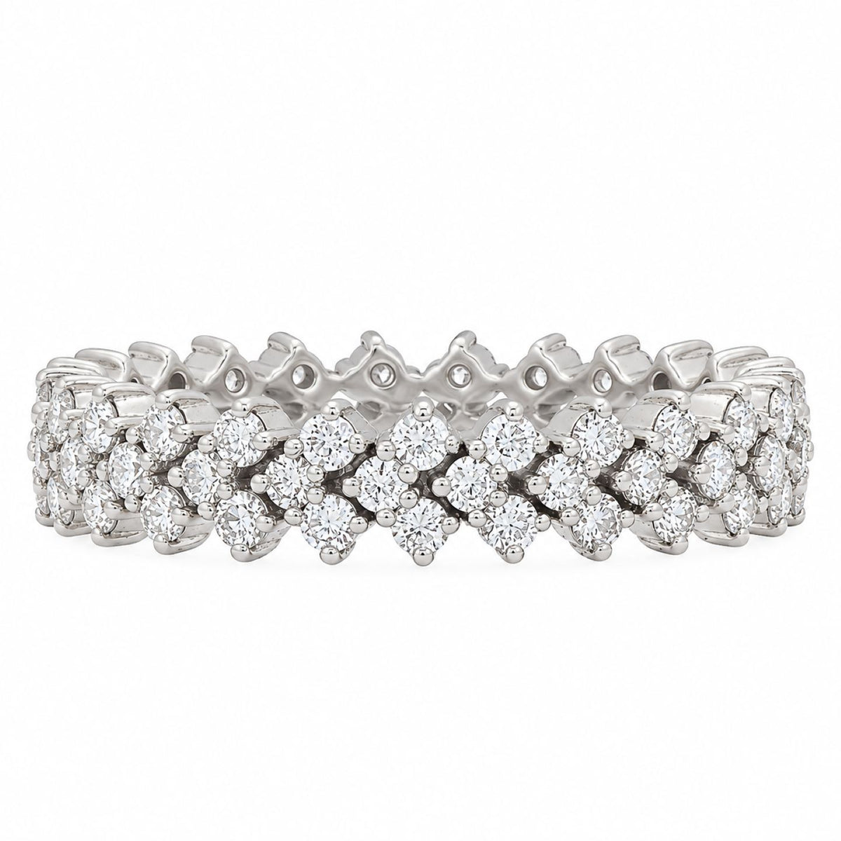 Vida White Diamond Band