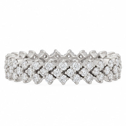 Vida White Diamond Band