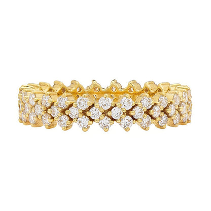 Vida White Diamond Band