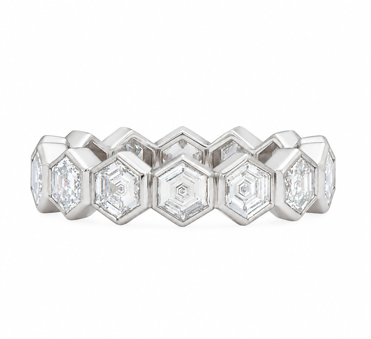 Hope Small White Diamond Band