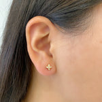 Lumiere White Diamond Stud Earrings