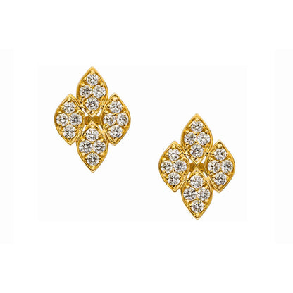 Darcy White Diamond Stud Earrings