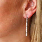 Lucy White Diamond Earrings
