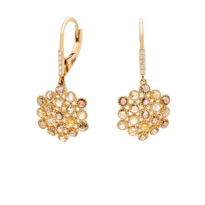 Josephine Multi-Color Diamond Drop Earrings