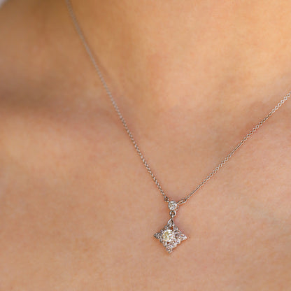 Old Mine Cut Vintage Necklace