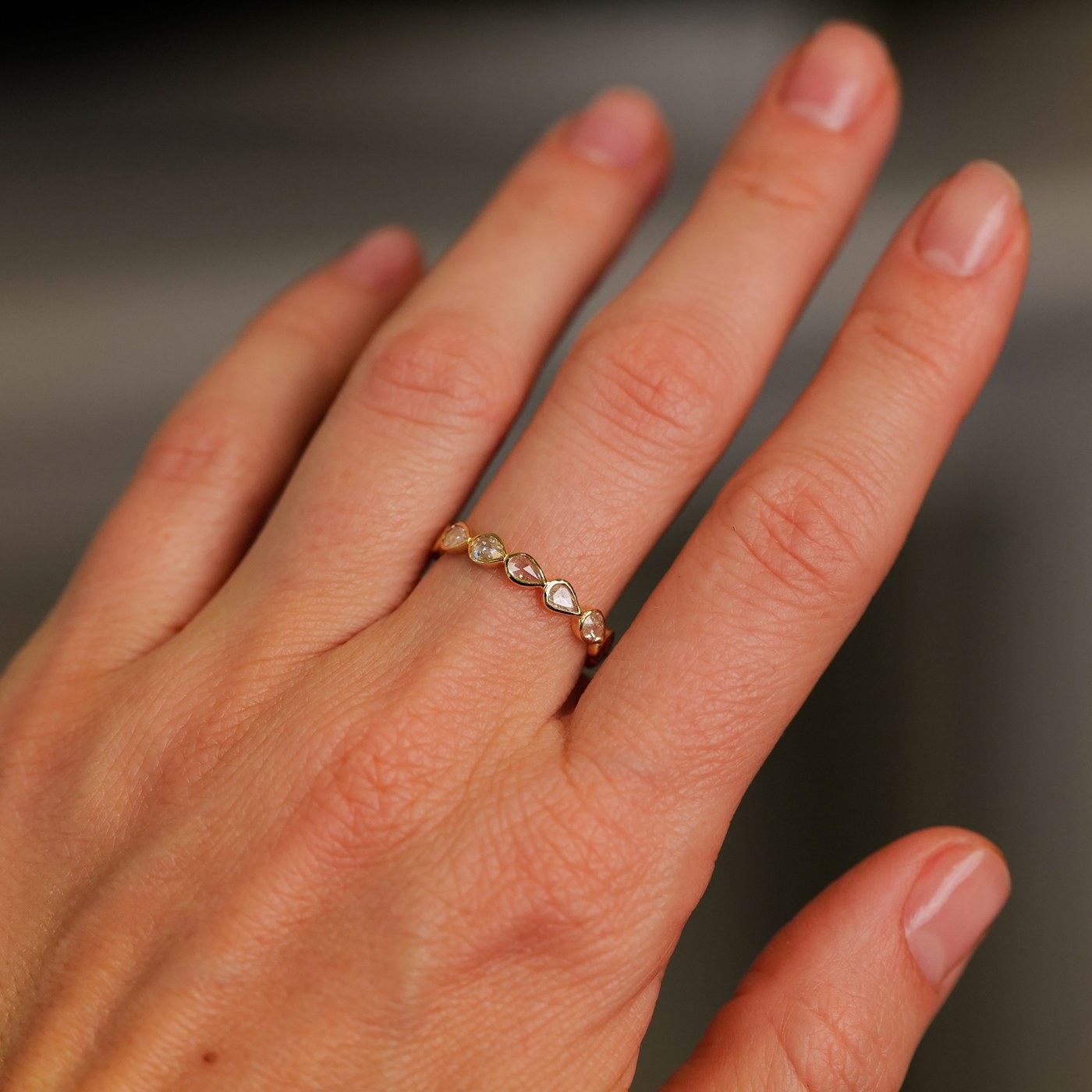 Anna White Diamond Band