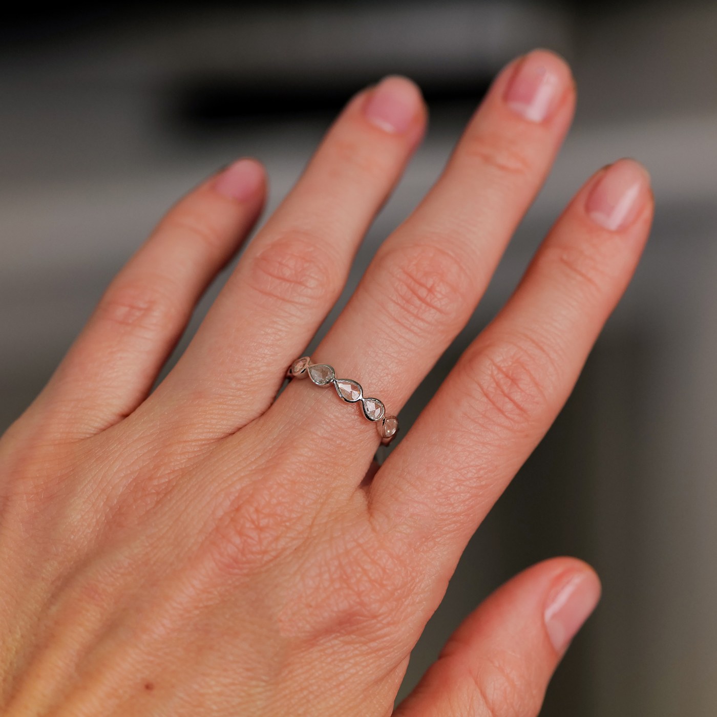 Anna White Diamond Band