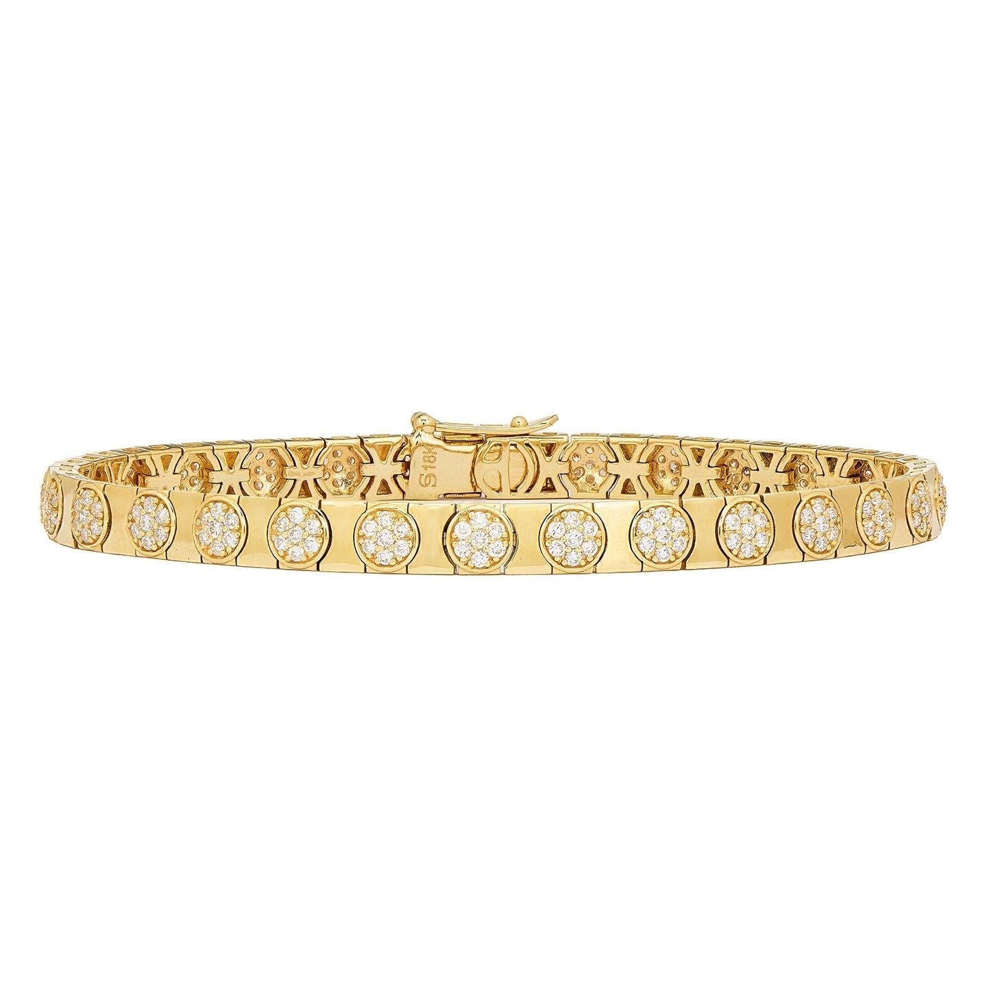 Cleo White Diamond Bracelet