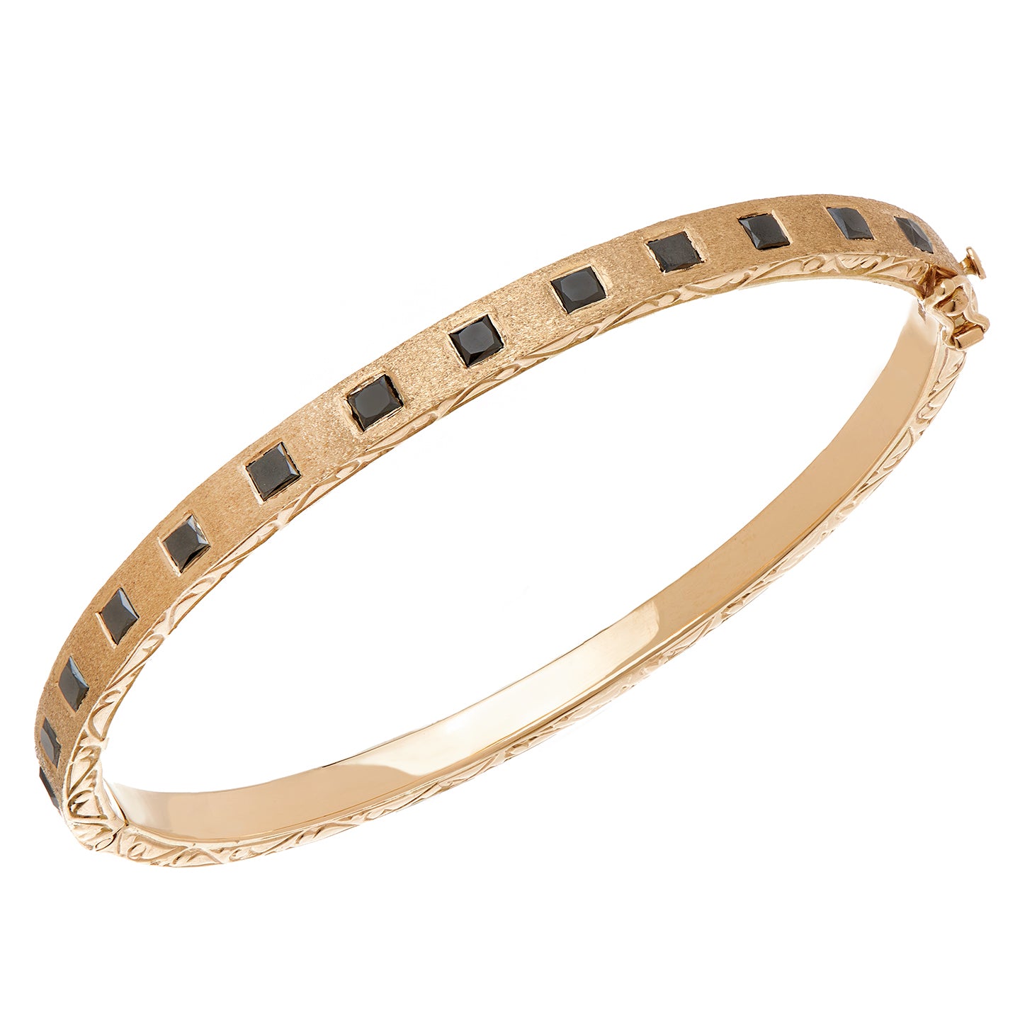 Dunes Edge Black Diamond Wide Bangle