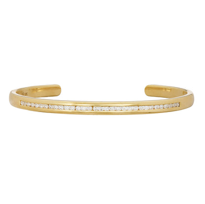 Nova White Diamond Cuff