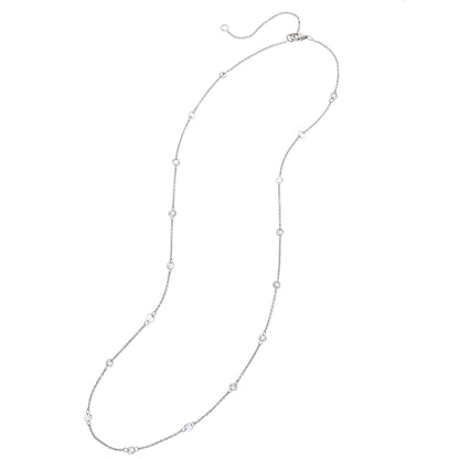 Cien White Diamond Station Chain