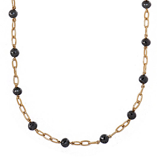 Disco Black Diamond Chain