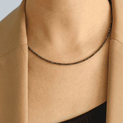 Noir Medium Black Diamond Necklace