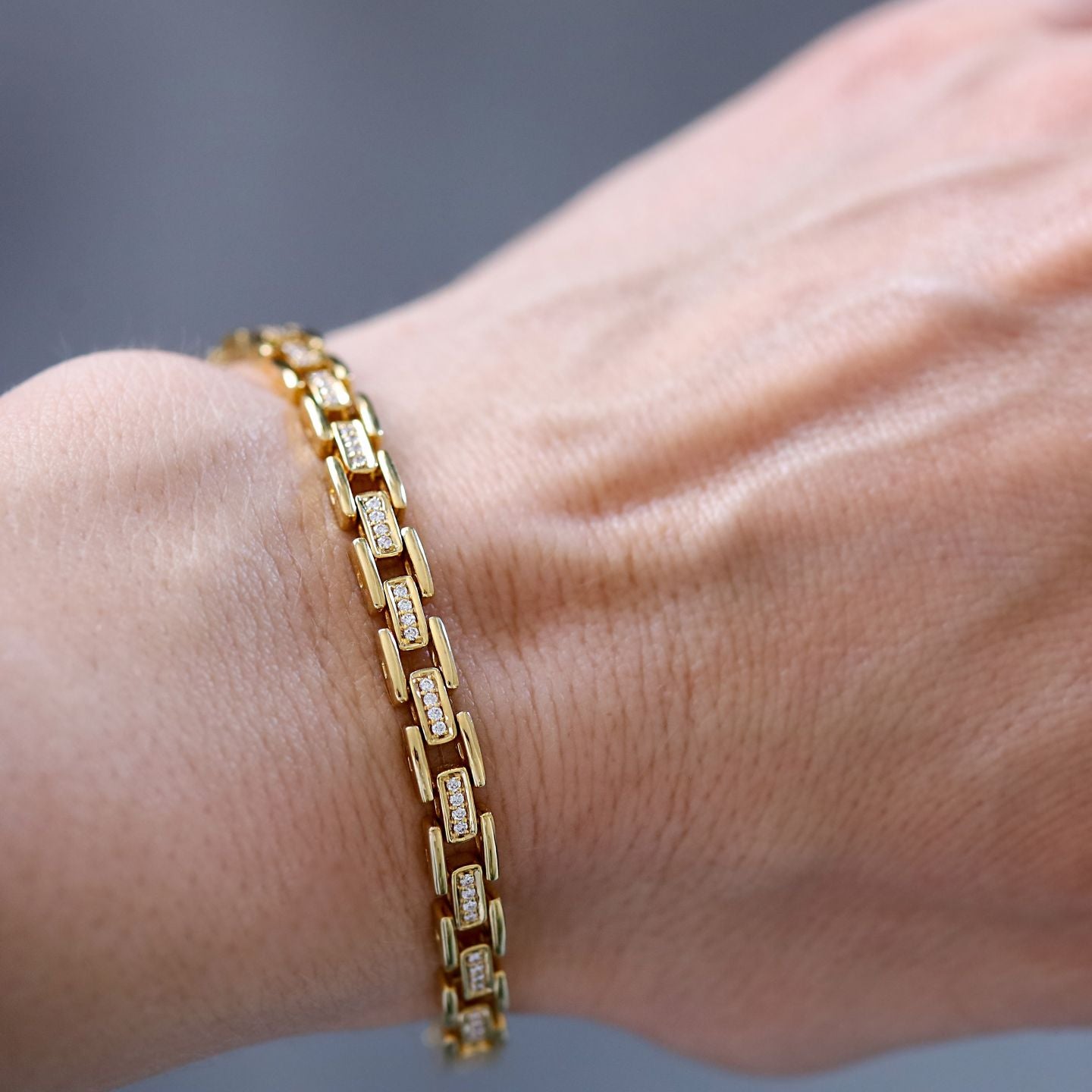 Cesta White Diamond Bracelet