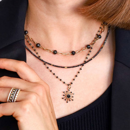 Disco Black Diamond Chain