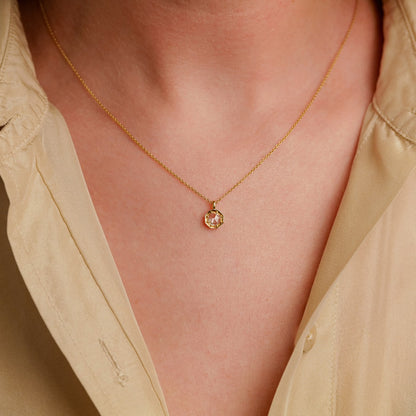 Florence White Diamond Necklace