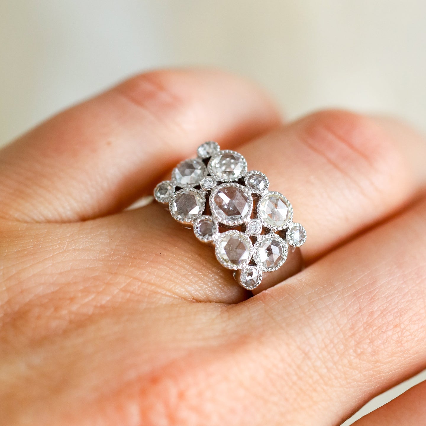 Josephine White Diamond Ring