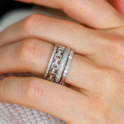 Cesta White Diamond Band