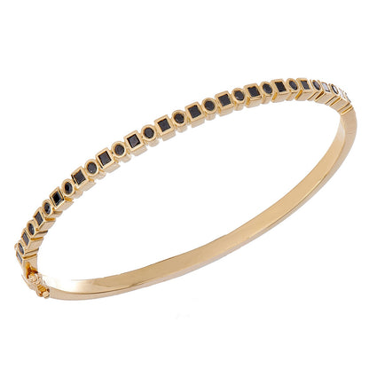 Kate Black Diamond Bangle