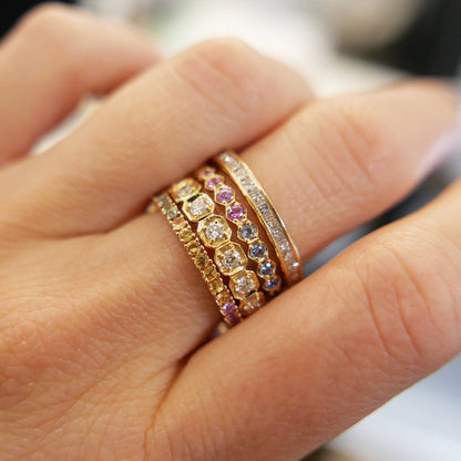 Eva White Diamond Band