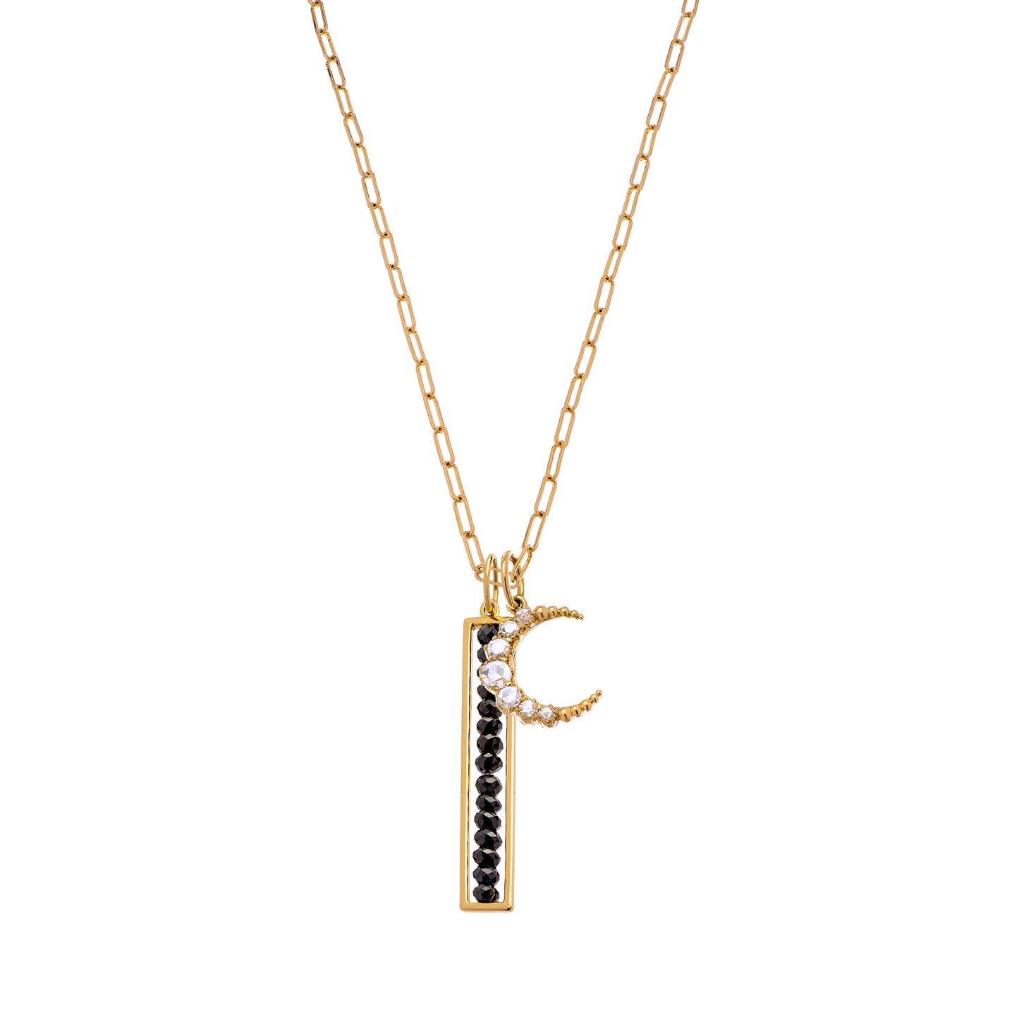 Leila Black Diamond Pendant