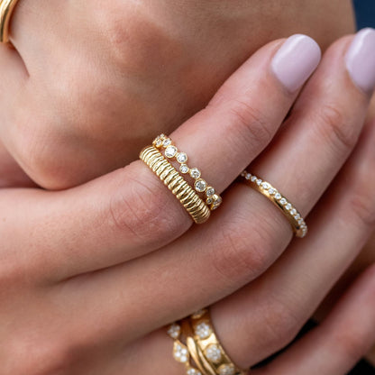 Maddy White Diamond Band